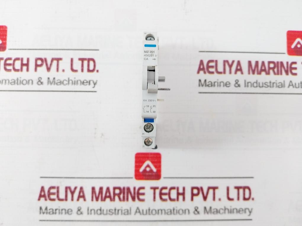 Hager Mz 201 Auxiliary Aux Contact Switch 6A 230V