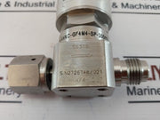 Ham-let Hm20-4Vkc-gf4M4-sp-300Psi Pneumatic Diaphragm Valve 90 Psi Used