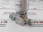 Ham-let Hm20-4Vkc-gf4M4-sp-300Psi Pneumatic Diaphragm Valve 1/8 Npt 60-90Psi Used