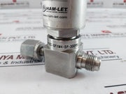Ham-let Hm20-4Vkc-gf4M4-sp-300Psi Pneumatic Diaphragm Valve 90Psi