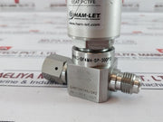 Ham-let Hm20-4Vkc-gf4M4-sp-300Psi Pneumatic Diaphragm Valve Used