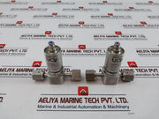 Ham-let Hm20-4Vklc(Npt)-gf4-150Psi Air Operated Valve Used