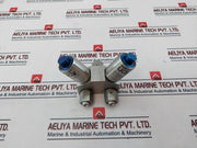 Ham-let Hmb21-4Lklclc-gf4 Dual Head Valve 90Psi Used