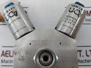 Ham-let Hmb21-4Lklclc-gf4 Dual Head Valve 90Psi Used