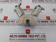 Ham-let Hmb21-4Vklclc-gf4 Dual Head Valve Pressure Range 60-90 Psi