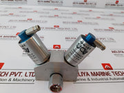 Ham-let Hmb21-4Vklclc-gf4 Valves & Manifold Pressure Range 60-90 Psi
