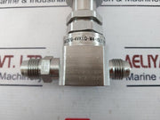 Ham-let Hmch20-4Vklq-m4-islt-2Psi Diaphragm Valve Used