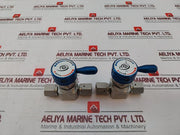 Ham-let Hp20-4Vkhl-gf4 Diaphragm Valve 3060Psi