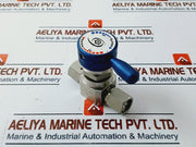 Ham-let Hp20-4Vkhl-gf4 Diaphragm Valve Ss316L, 3060 Psi