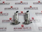Ham-let Ucv Hm20-4Vkc-gf4M4-sp-300Psi Pneumatic Diaphragm Valve 60-90 Psi Used