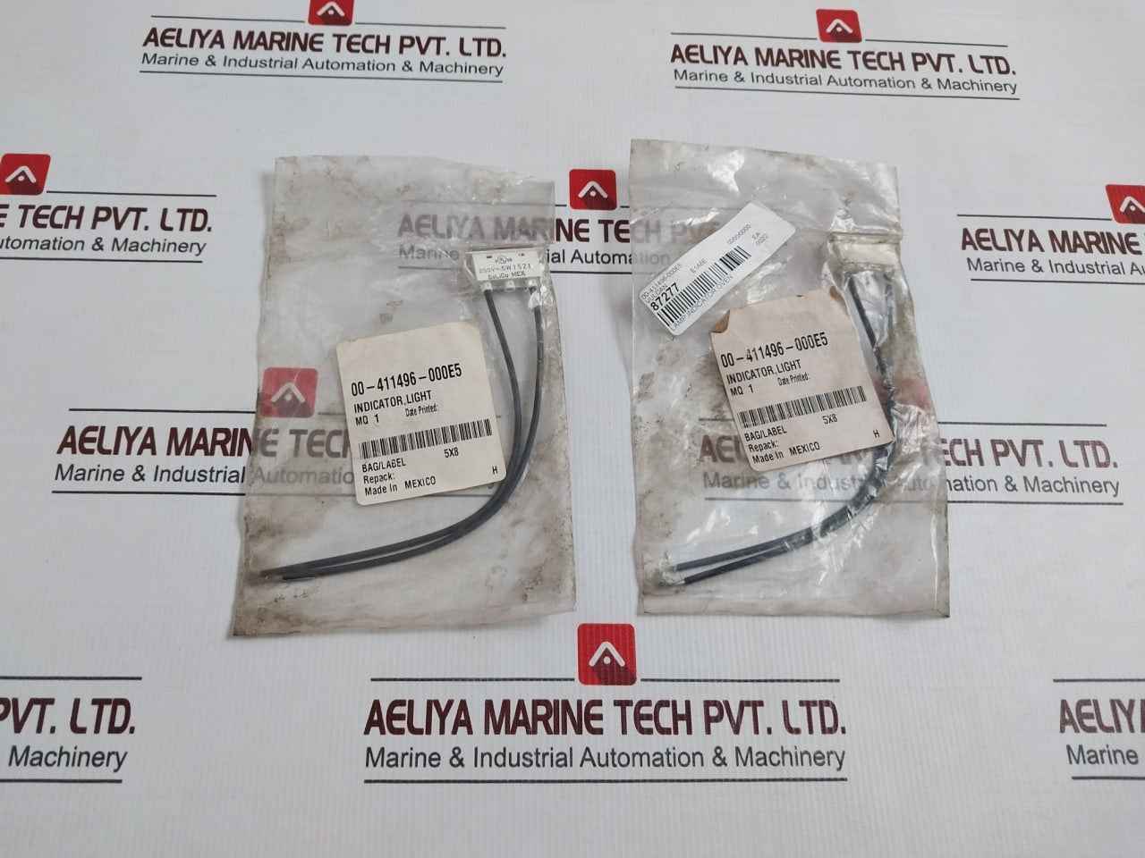 Lot of 3X VULCAN 00-411496-000E5 Indicator Light 250V 5W 87277