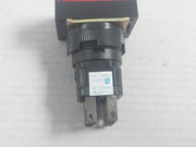 Hankuk Relay Hr–16b22 3a 250vac Red Rectangular Momentary Push Button Switch