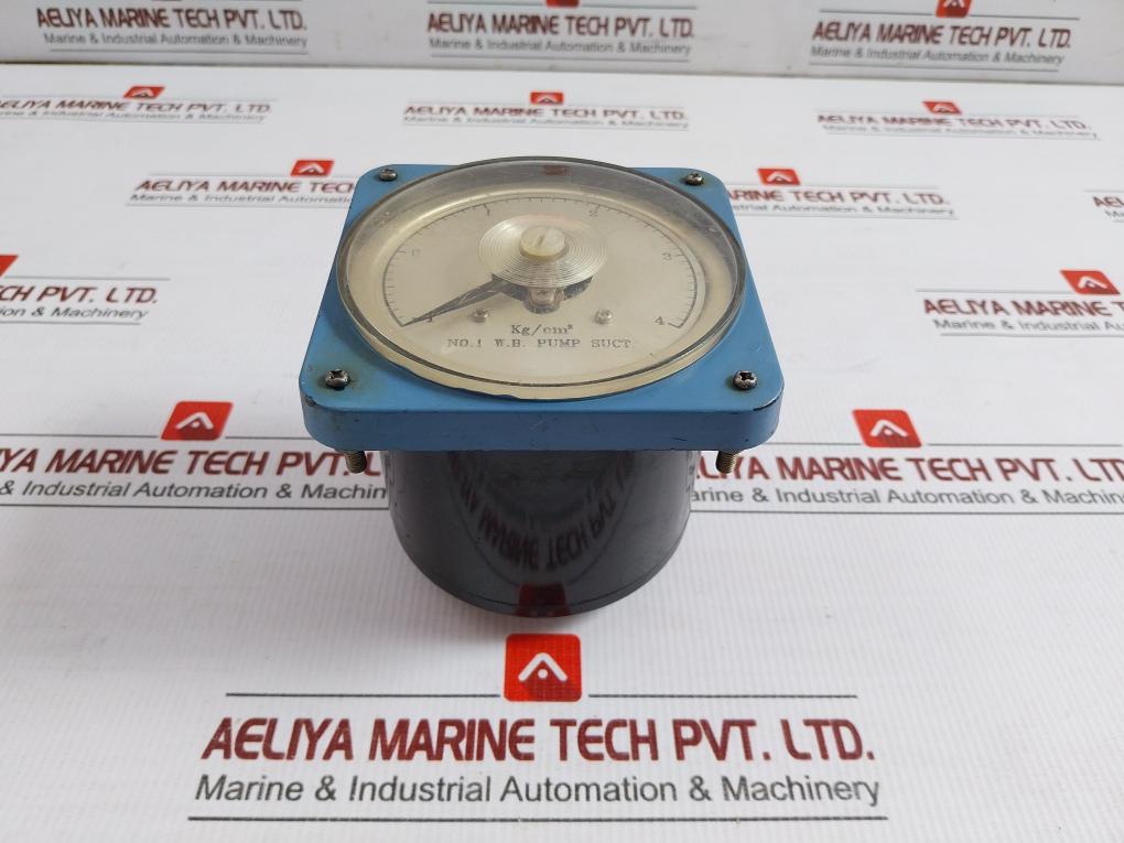 Used 500v Analog Pressure Gauge Hanla -1 To 4 Kg/Cm2