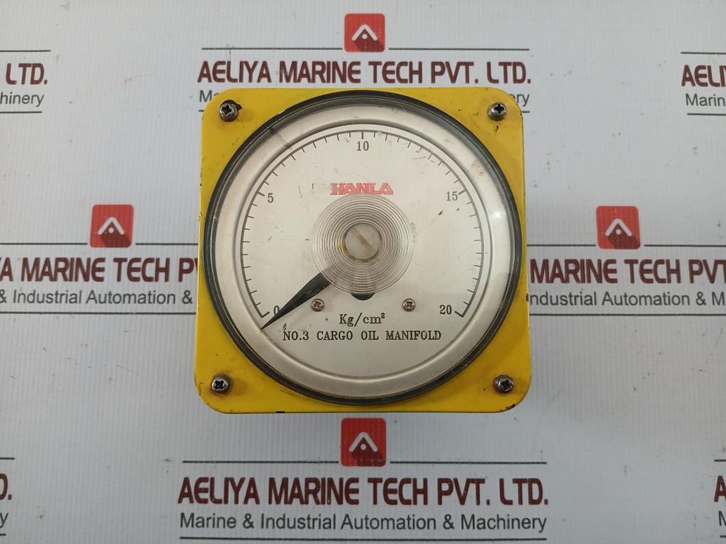 Used Condition  Ammeter 0-20 Kg/Cm2 500v Hanla D.C