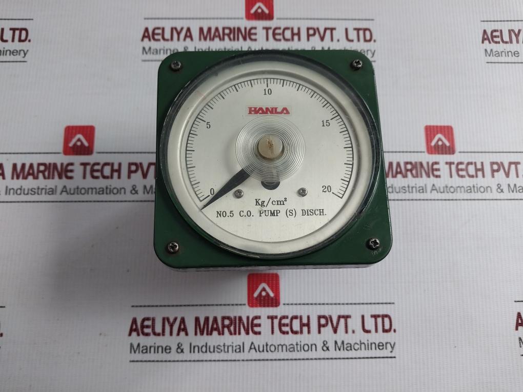 Used 500v By Hanla Analog Pressure Indicator 0-20 Kg/Cm2