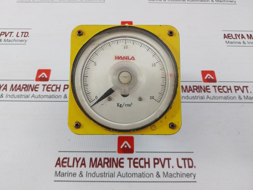 Analog Pressure Indicator 500v 0-20 Kg/Cm2 Brand Hanla