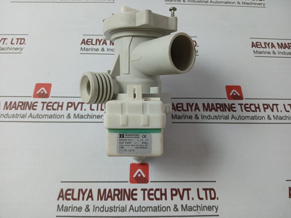 Hanning Elektro-werke Dp020-017 Washing Machine Drain Pump 220-240V 1-60Hz 35W