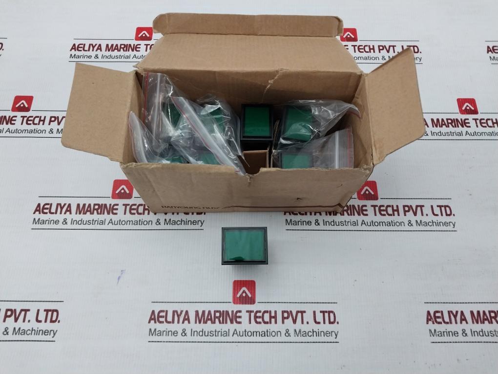 Hanyoung-Nux-100-240Vac-50-60Hz-Rectangular-Indicator-Lamp-Cr40-a0G-Lot-Of-8X-208709-1