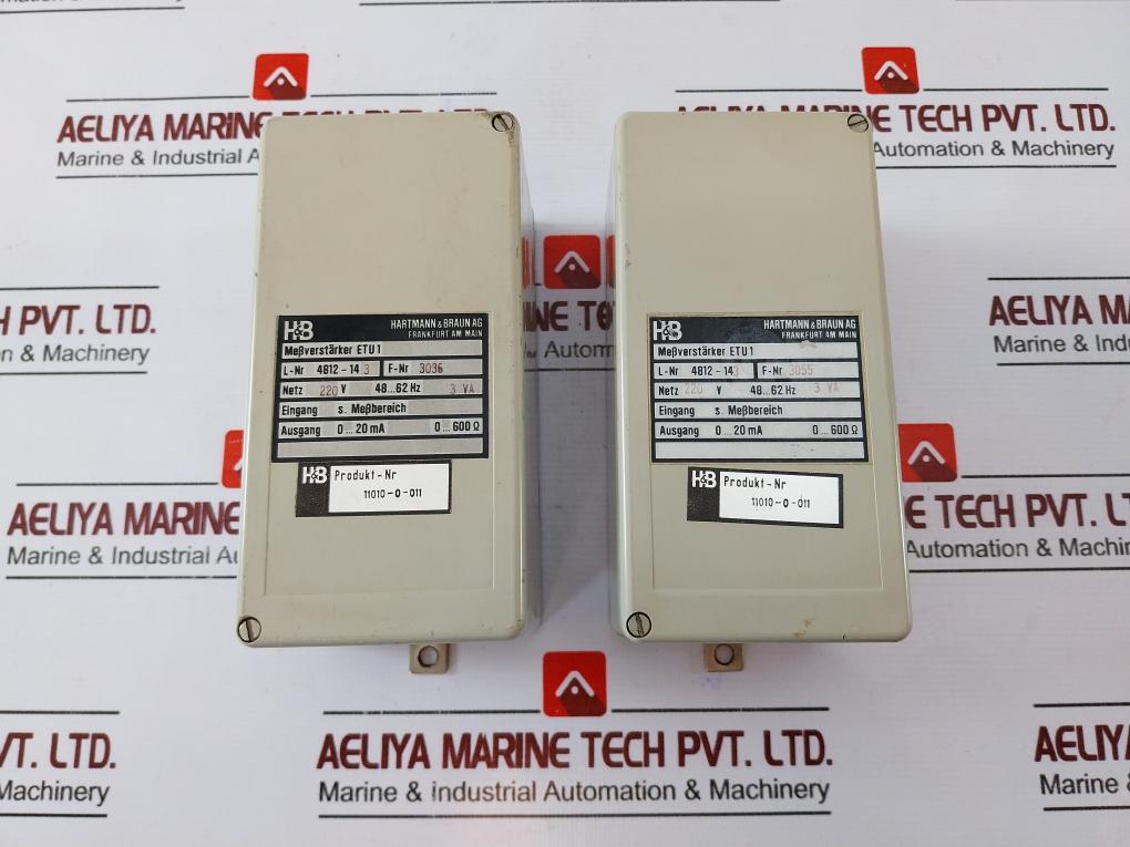 Hartmann & Braun Etu 1  Signal Amplifier Unit 4812-14 3