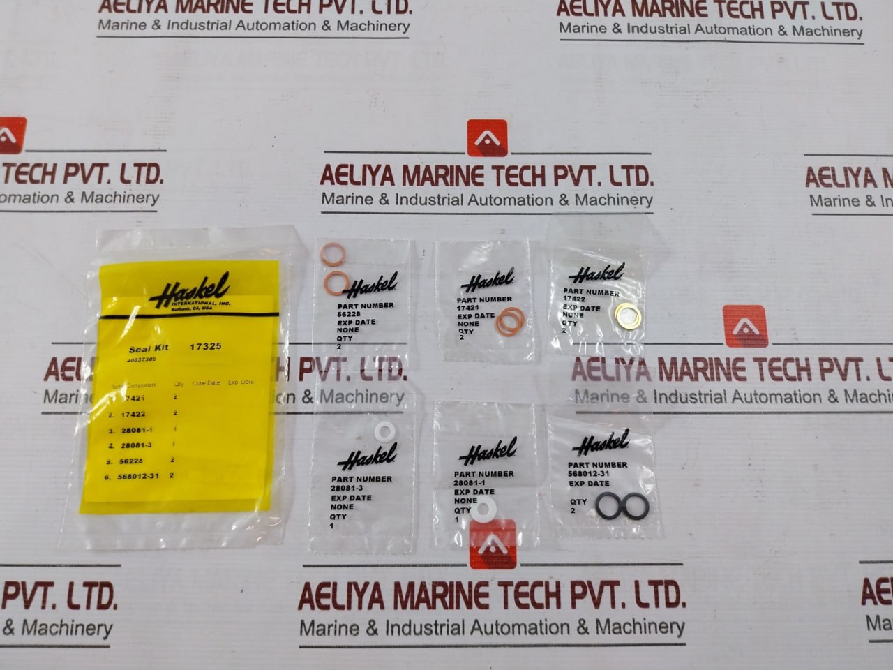 Haskel 17325 Check Valve Seal Kit 40037309