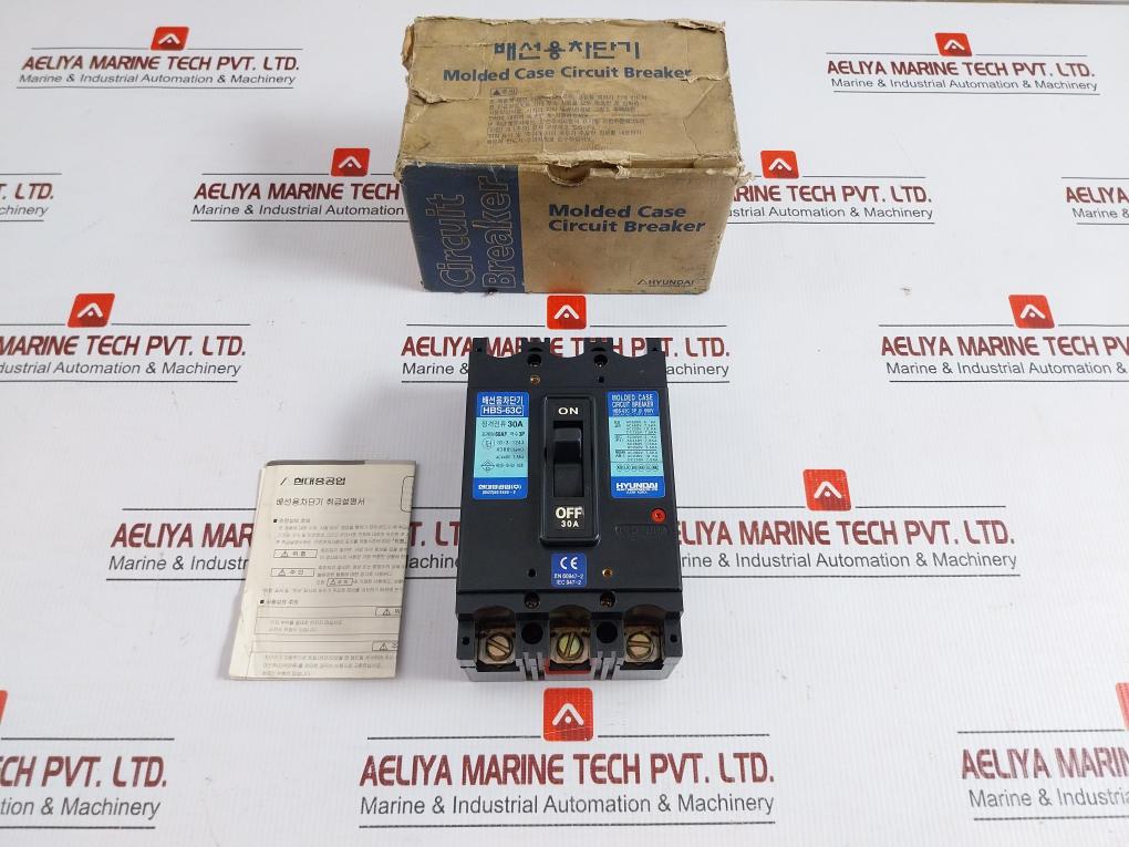 Hbs-63C-3-pole-Molded-Case-Circuit-Breaker-30A-660V-Hyundai-208472-1
