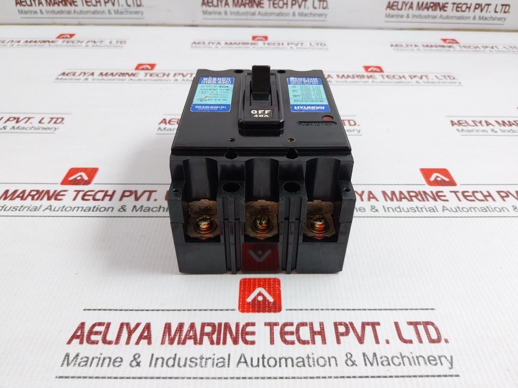 Hbs-63c 3p Molded Case Circuit Breaker Brand Hyundai 660v