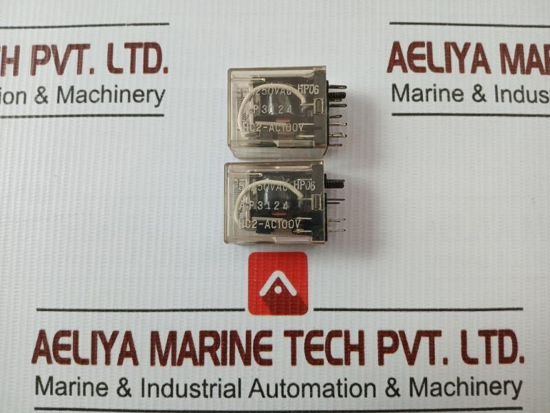 Hc2-Ac100v General-Purpose Miniature Power Relay By Panasonic 5a 250vac