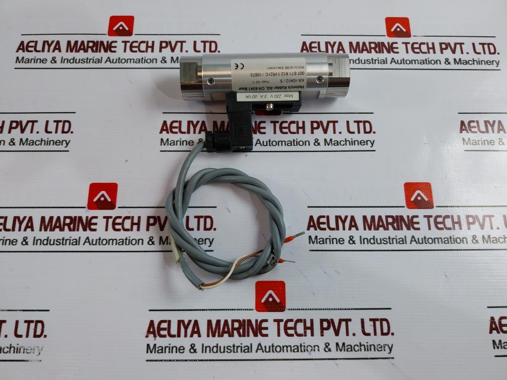Heinrich Kubler Rvo/U-2/28 Water Flow Switch With Cable S.S Max Temp 120°C