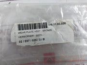 Herborner 22271 Bronze Wear Plate Assembly 586.11.03.020 