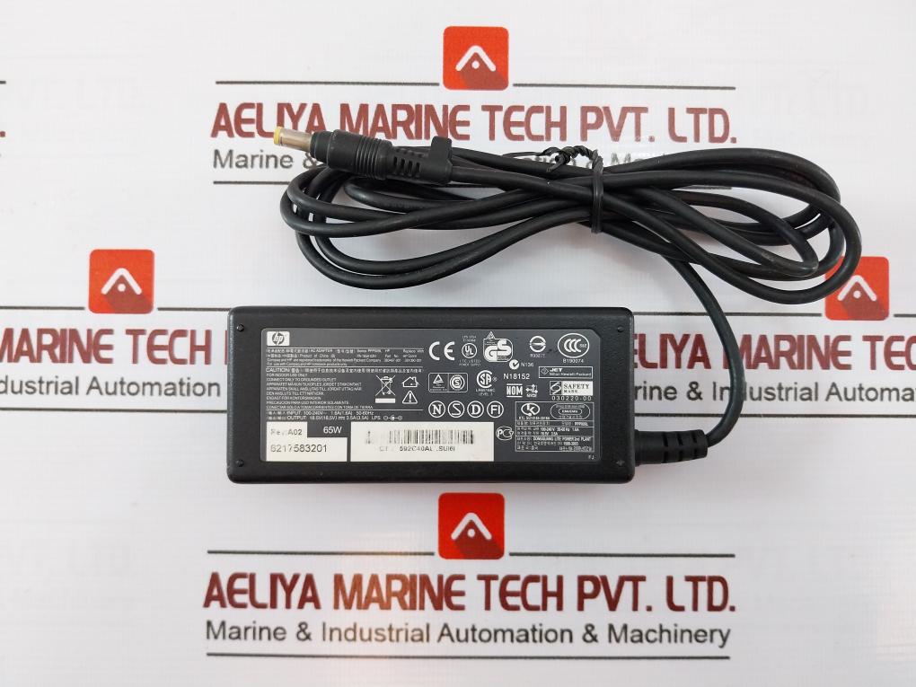 Hewlett-packard Ppp009L Ac Adapter Pa-1650-02H, 18.5V 3.5A, 65W