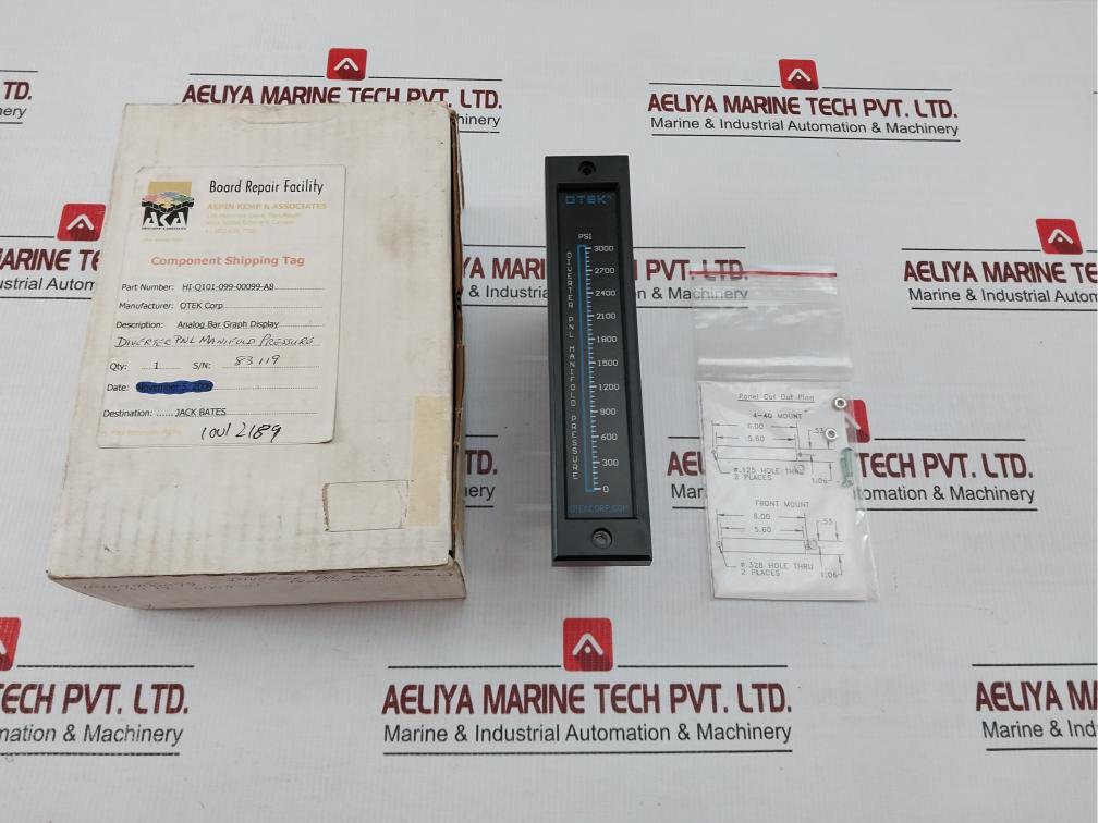 Hi-Q101-099-00099-A8 Analog Bar Graph Display Otex In Used