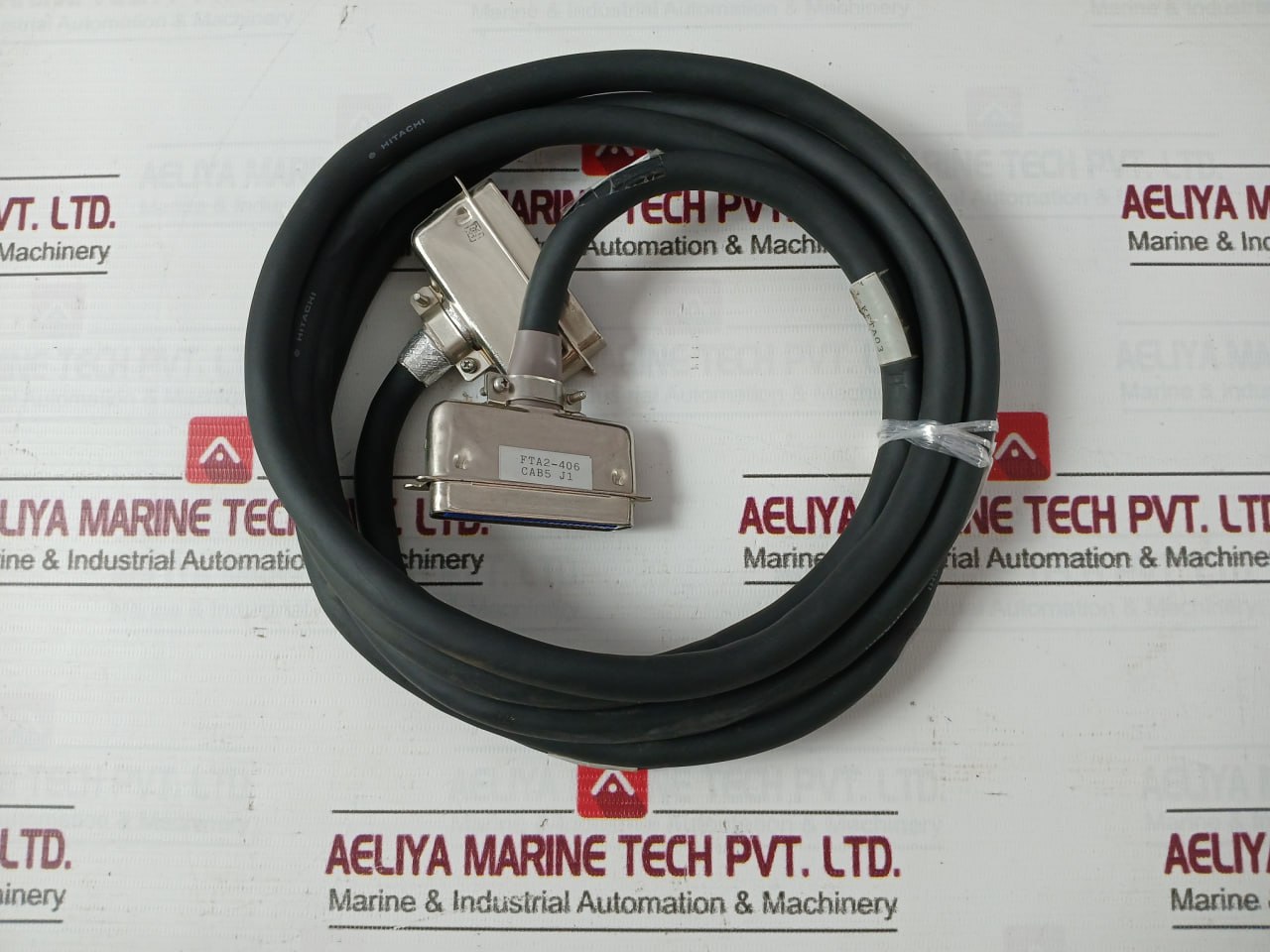 Hitachi Fta2-406 Programmer-printer Cable 3 Meter Apm3-4 J25