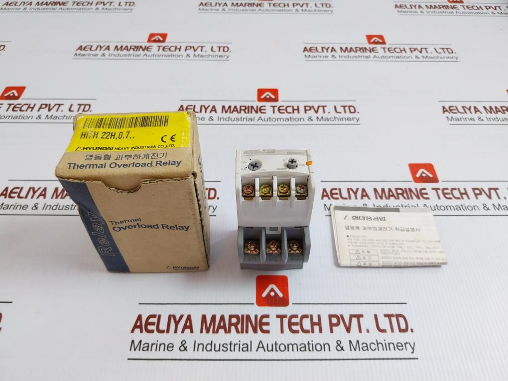 Hith-22h Thermal Overload Relay 0.5-0.7a 690v Brand Hyundai