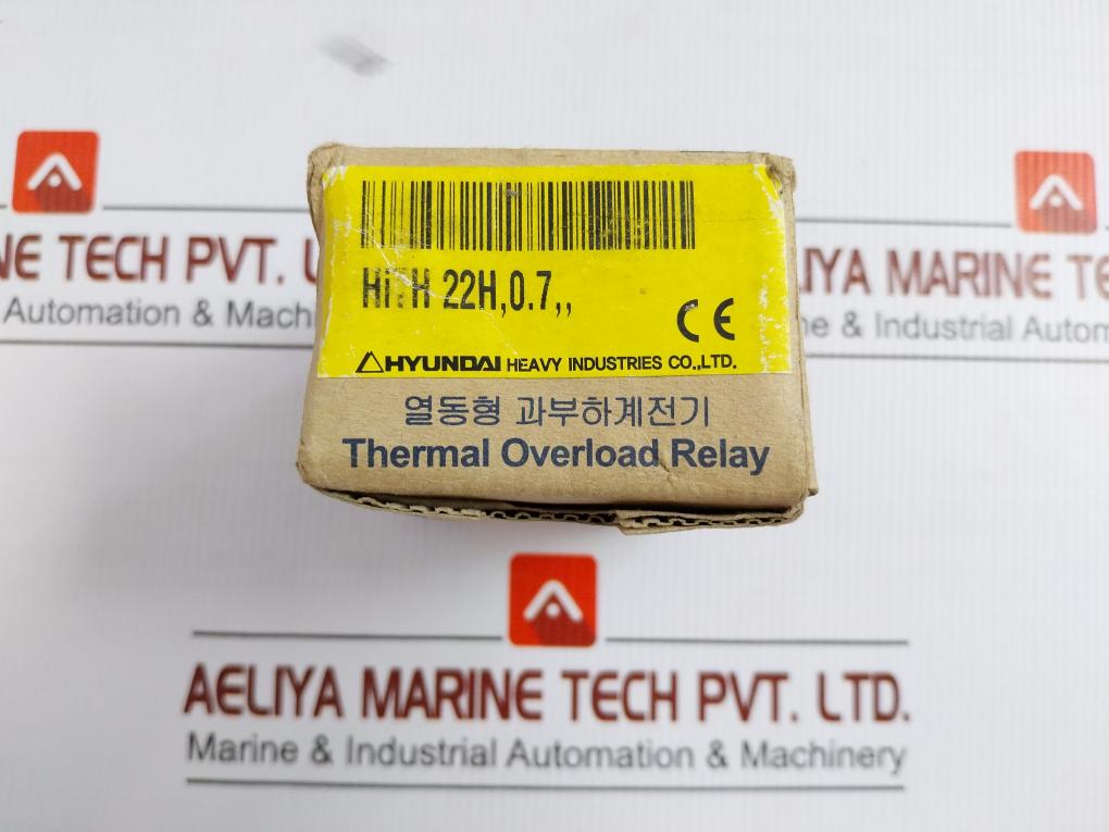 Hith-22h Thermal Overload Relay 0.5-0.7a 690v Brand Hyundai