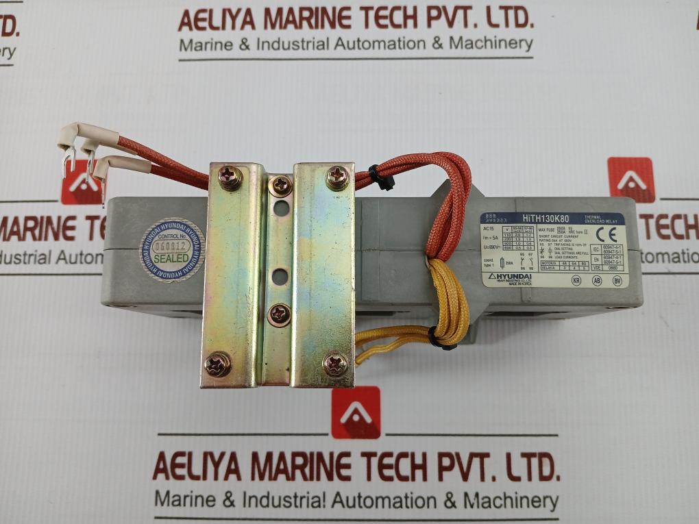 Hith130k80 Thermal Overload Relay 690v/5a By Hyundai