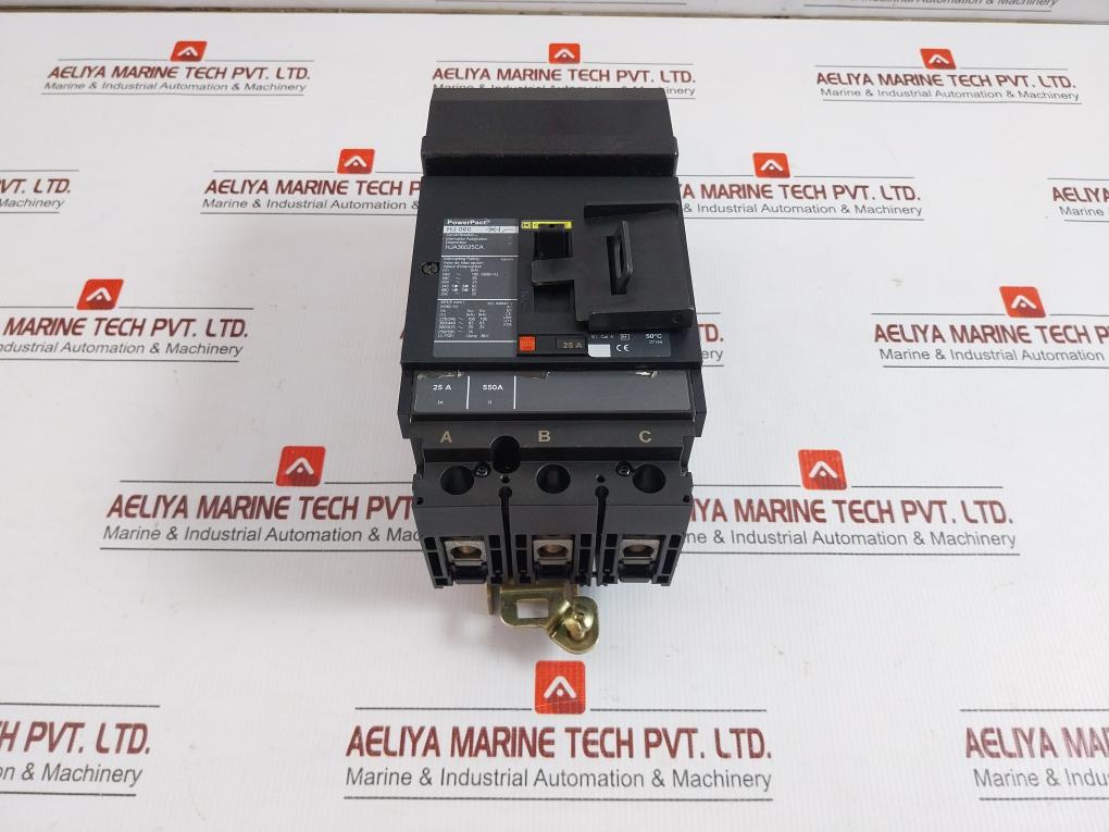 Hj-060-3-pole-Circuit-Breaker-Hja36025Carp-750V-25A-Square-D-208930-1