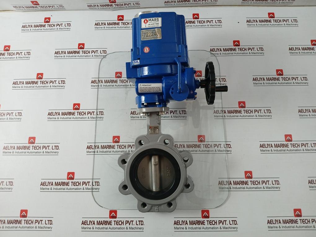 Hkc Hq-0083500100 Electric Part Turn Actuator Flanged W/ Butterfly Valve 3Ph