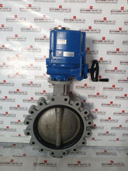Hkc Hq-0603500000 Electric Part Turn Actuator Flanged W/ Butterfly Valve Dn350