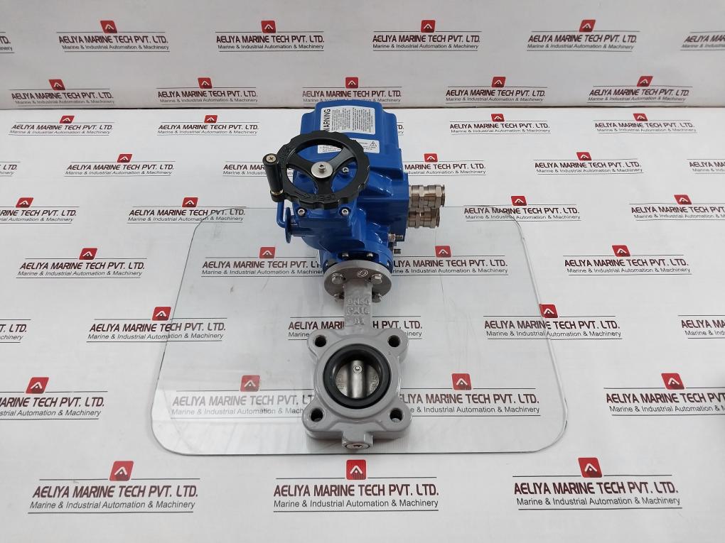 Hkc Hq-0083500100 Electric Part Turn Actuator Flanged W/Butterfly Valve 80 Nm