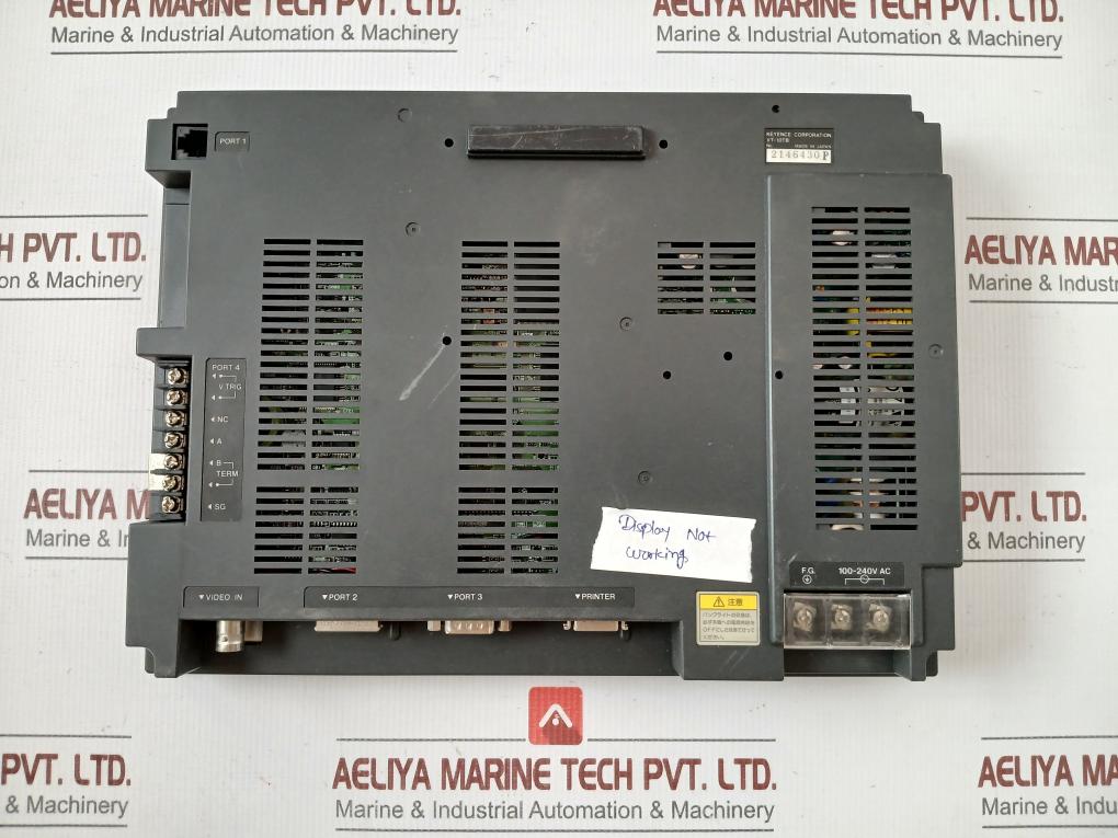 Hmi Display Panel 100-240v By Keyence Vt-10tb
