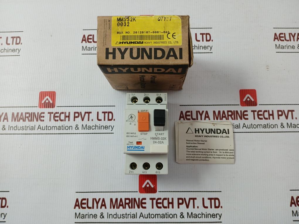 Hmms-32k Manual Motor Starter Hyundai 690v 50/60hz