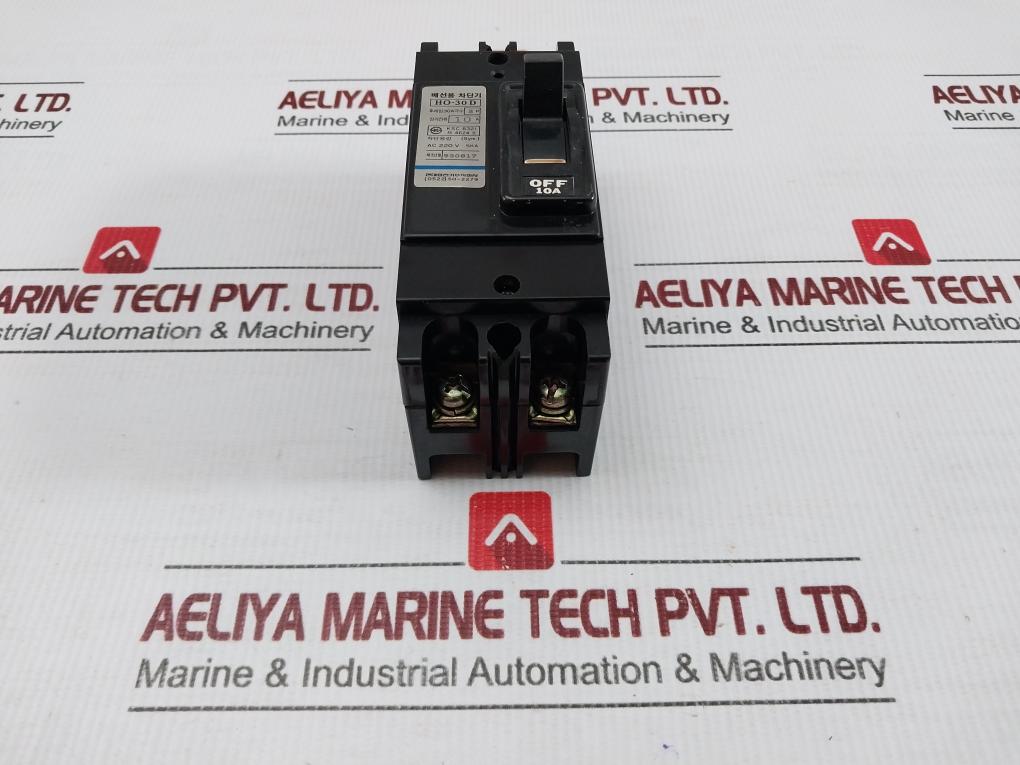 Ho-30d 2-Pole Molded Case Circuit Breaker Ac 220 V 5ka Brand Hyundai
