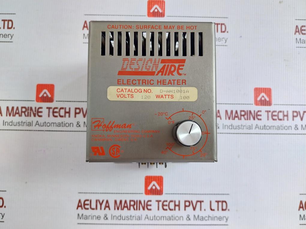 Hoffman D-Ah1001a Electric Heater 120v -20°C To 40°C