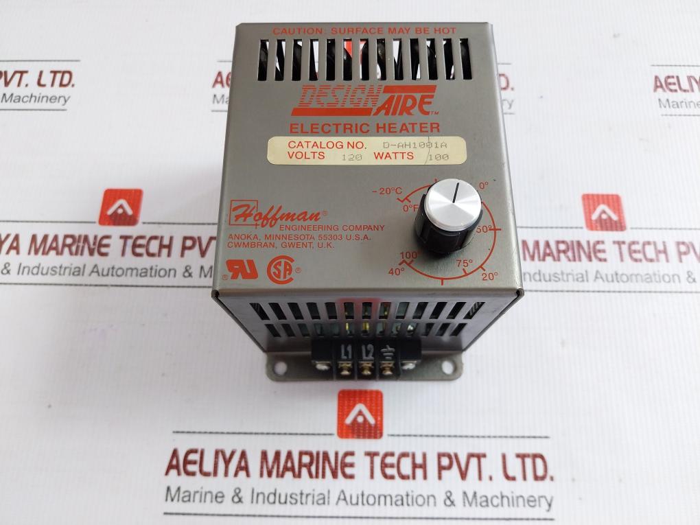 Hoffman D-Ah1001a Electric Heater 120v -20°C To 40°C