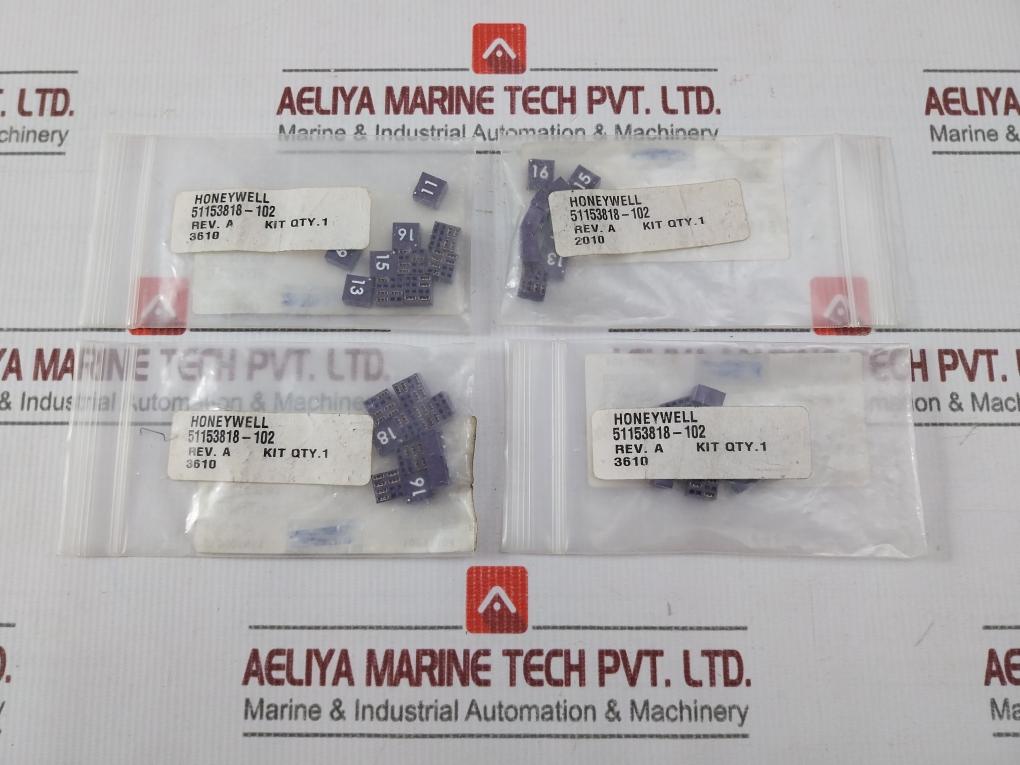 Honeywell 51153818-102 Blue/Violet Jumpers Kit Rev A