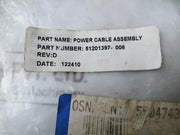 Honeywell 51201397-006 Power Cable Assembly Rev.D, 300V