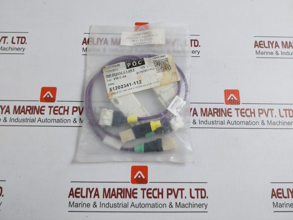 Input/Output Link Adapter Cable Set Revision C 51202341-110 By Honeywell - 280 Gm