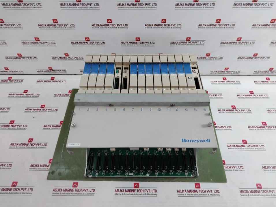 Honeywell 51402599-100 15 Slot Siom Backplane Rack System Rev: D 51401618-100