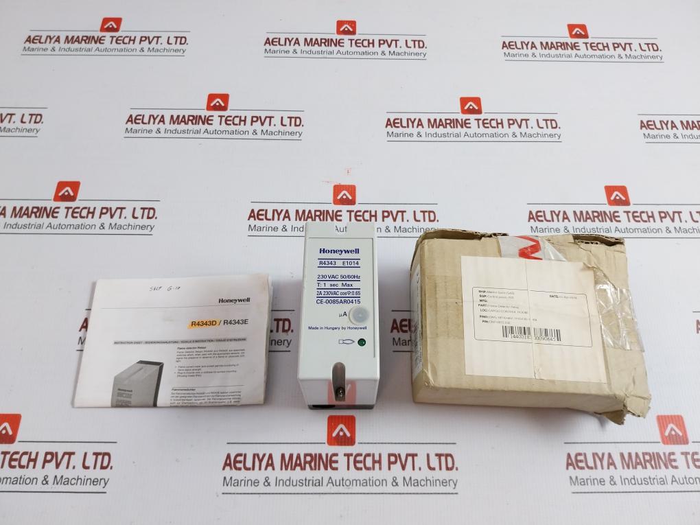 Honeywell Flame Detector Relay 50/60hz 230vac R4343 E1014