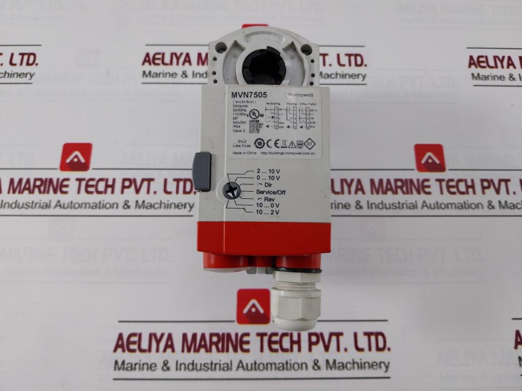 Honeywell Mvn7505 Ball Valve Actuator 24Vac/Dc 50/60Hz 5Va/2W Ip54